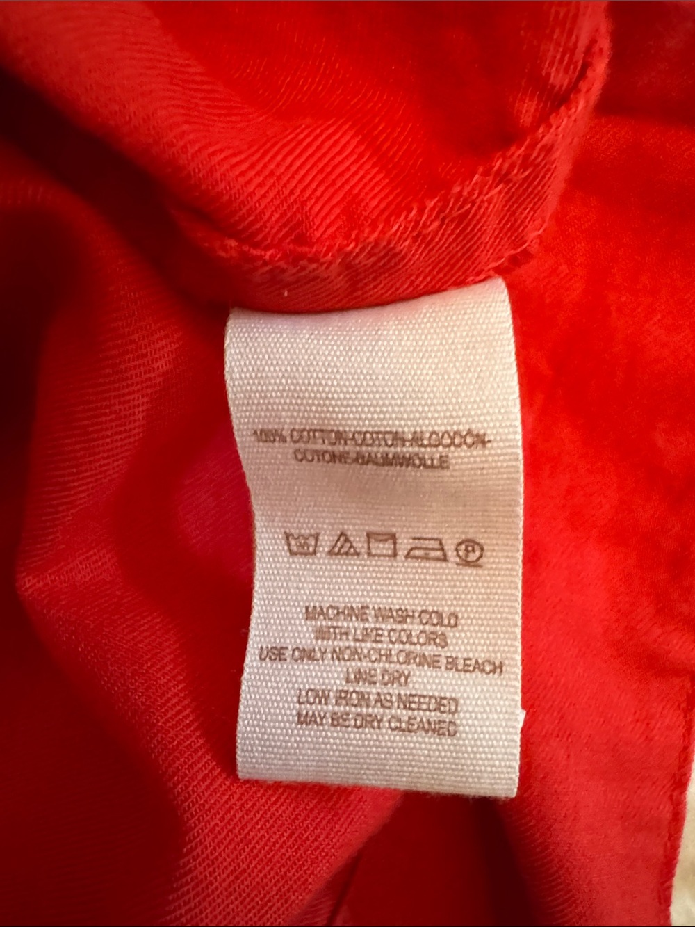 Free People Bright Red Smocked Top with Embroidery - Picture 5 of 6